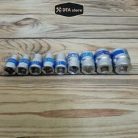 Bộ 9 đầu tuýp khẩu vặn ốc từ 8mm đến 24mm
