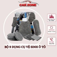 Bộ 9 Dụng Cụ Rửa Xe Vệ Sinh Ô Tô Tiện Lợi Dễ Sử Dụng