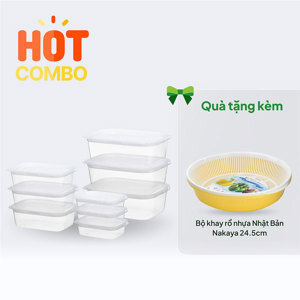 Bộ 9 hộp đựng thực phẩm Inomata