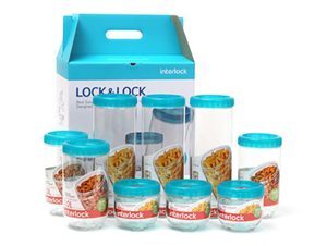 Bộ 9 hộp Interlock Lock&Lock INL302S9