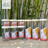 Bộ 9 hộp Interlock Lock&amp;Lock bảo quản thực phẩm , đựng gia vị INL302S9