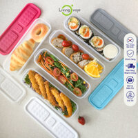 Bộ 9 hộp nhựa có nắp trữ thực phẩm Hàn Quốc LivingOvoje nhiều kích thước - Dùng được lò vi sóng
