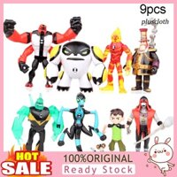 Bộ 9 mô hình nhân vật hoạt hình Ben 10 độc đáo quà tặng cho trẻ