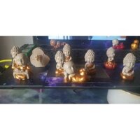 Bộ 9 tượng mini trang trí ô tô tiểu cảnh