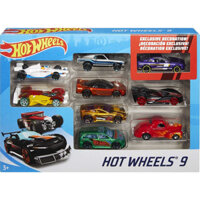 Bộ 9 xe cơ bản HOT WHEELS