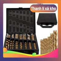 Bộ 99 mũi khoan thép phủ Titanium 1.5-10mm - H122j Sale