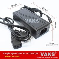 Bộ adapter chuyển điện từ 220V AC sang 12V DC,5A - 60W
