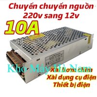 Bộ Adapter Chuyển Đổi Điện AC 220V Sang DC 12V Dùng Cho Máy Bơm Máy Hút Bụi G10A DÒNG CAO ĐL HÀ NAM
