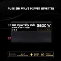 Bộ Adapter Chuyển Đổi Nguồn điện ô tô, bình ắc quy công suất từ 800W, 3800W từ DC12V Sang AC220V kèm Cổng USB và nguồn điện