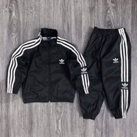BỘ ADIDAS GIÓ 2 LỚP 2 MÀU CHO BÉ