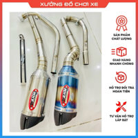 Bô AHM Kèm Cổ inox 2 Khúc Gắn Wave, Winner, Ex150
