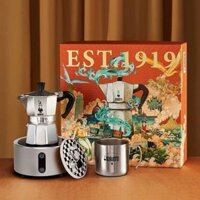 Bộ ấm cà phê Bialetti Steam Age Moka Pot 3 cốc