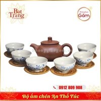 Bộ ấm chén An Thổ Túc ly sứ thấp