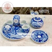 Bộ Ấm Chén Cổ Bát Tràng – 15171