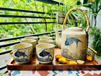 Bộ Ấm Chén Gốm Sứ Nhật Bản Độc Đáo – Ấm Tách Trà – SP525281 – bộ