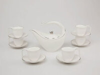 Bộ Ấm Chén Minh Long 0.45 L Anh Vũ Bạch Kim chính hãng