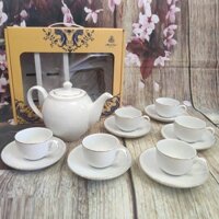 bộ ấm chén Minh Long 0.5L - bộ ấm chén Minh Long