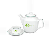 Bộ Ấm Chén Minh Long 0.7 L – Jasmine – Chỉ Xanh Lá 01071100903