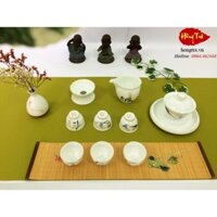 Bộ ấm chén sứ chú tiểu BACS24