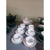BỘ ẤM CHÉN TRÀ GỐM SỨ CAO CẤP ẤM TRÀ BÁT TRÀNG ĐẸP