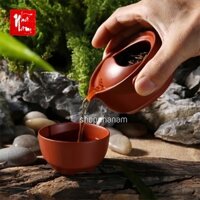 Bộ ấm chén tử sa pha trà Độc ẩm