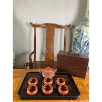 Bộ ấm chén tử sa Tiệm trà Tiểu Bảo bộ ấm trà tử sa công năng tốt hàng cao cấp  7 chi tiết có hộp đẹp