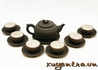 Bộ ấm chén uống trà Nhật Bát Tràng