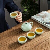 Bộ ấm tây thi TRÀ VŨ 5 món ( 4 chén + 1 ấm )