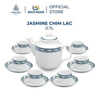 Bộ Ấm Trà  0.7 L Jasmine - Chim Lạc - Gốm sứ cao cấp Minh Long I