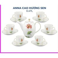 BỘ ẤM TRÀ CAO MINH LONG 0.47L ANNA CAO HƯƠNG SEN