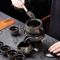 Bộ ấm trà cối xoay