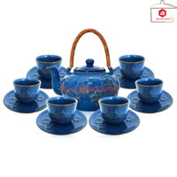 Bộ Ấm Trà Gốm Sứ Cao Cấp Donghwa Hàn Quốc
