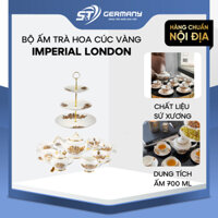 Bộ Ấm Trà Hoa Cúc Vàng Nội Địa Sec Imperial London Cao Cấp Thiết Kế Thời Thượng Sang Trọng GST ELC