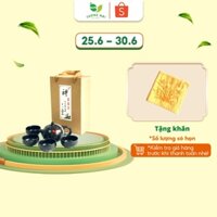 Bộ Ấm Trà Sứ 5 Món SƯƠNG MAI Đen Trắng Xanh - Bảo Hành 30 Ngày - SM00005