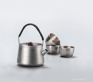 Bộ ấm trà Titanium Glamping NatureHike NH20CJ007