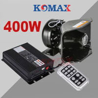 BỘ AMPLY AS920 VÀ CÒI HÚ 400W vát góc dùng cho xe cảnh sát, xe cứu hộ, xe cứu hỏa, xe cứu thương