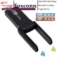 Bộ Ăng ten USB thu phát sóng Wifi RTL8812BU 2 râu 5Ghz 3.0 1200Mbps cho laptop PC điện thoại youngcityshop 30.000