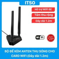 Bộ anten kèm đế dành cho card WIFI Bluetooth – Dây 1.2m