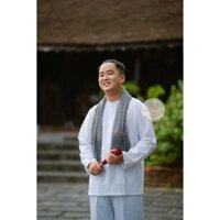 Bộ áo bà ba nam truyền thống trắng - Có bộ bà ba Bigsize- may sỉ bà ba toàn quốc - May bộ bà ba theo yêu cầu