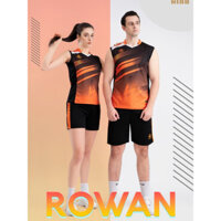 Bộ Áo Bóng Chuyền Sát Nách Nam Nữ Rowan , Bộ Đồ Thể Thao Ba Lỗ Thoáng Khí Thấm Hút Mồ Hôi