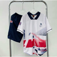 Bộ áo bóng đá Anh sư tử chất mè hàn HD thoáng mát cho nam và nữ