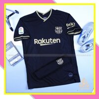 Bộ Áo Bóng Đá Barca Sân Khách 20/21 Hàng Cao Cấp  , Bộ Áo Đá Banh Hàng Thái Chất Liệu Poliste Thấm Hút Mồ Hôi