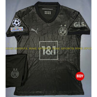 Bộ áo bóng đá Dortmund đen bản đặt biệt hàng thailand 2022-2023 Giống thi đấu