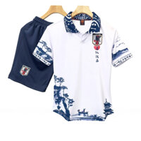 Bộ áo bóng đá nhật bản trắng 2025 chất mè hàn thoáng mát cho nam và nữ