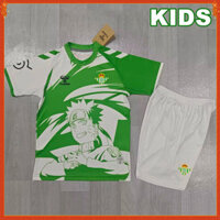 Bộ áo bóng đá trẻ em Real Betis X Naruto 2025-26 16-28