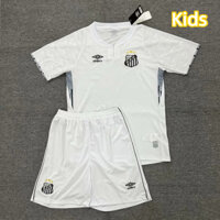 Bộ áo bóng đá trẻ em sân nhà Santos 2024 / 25