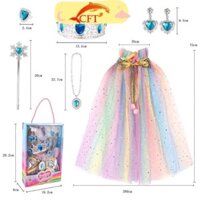 Bộ áo choàng kèm phụ kiện công chúa Disney hoá trang cho bé