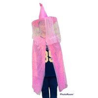Bộ Áo Choàng, Nón Phù Thuỷ Kim Tuyến Siêu Xinh Trang Phục Hoá Trang Halloween Cho Bé