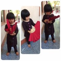 Bộ áo dài bé gái