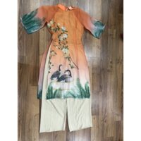 Bộ áo dài cách tân oganza size S new